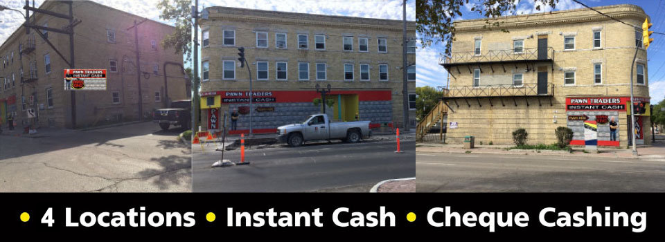 4 locations, instant cash, cheque cashing - exterior of our shop